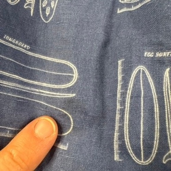 Brooks Brothers Mens Long Sleeve Surfboard Linen Button Down Shirt Size Large - Picture 6 of 8